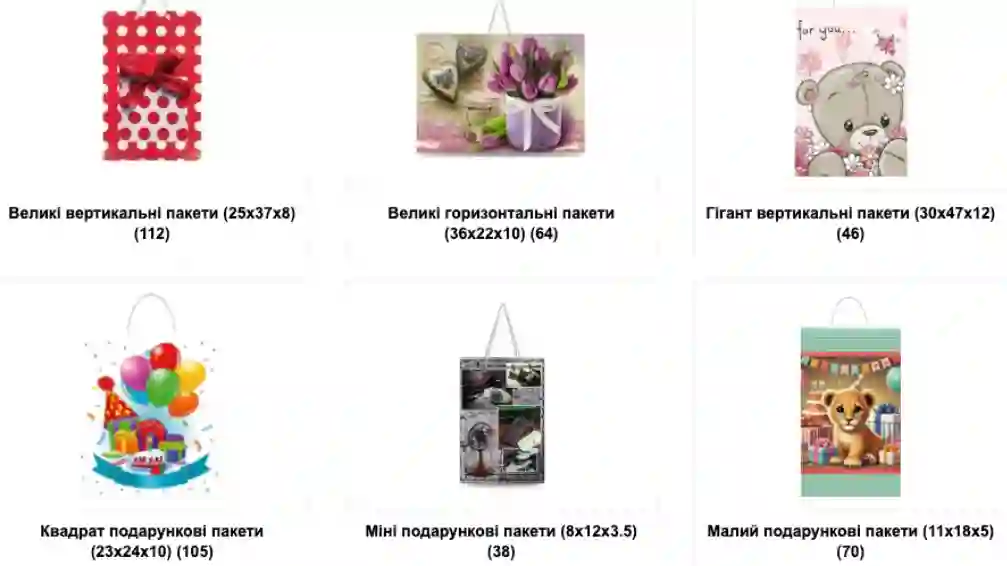 Подарункові картонні пакети: як обрати розмір, матеріал і дизайн