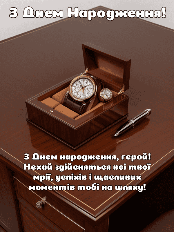 Листівка з Днем Народження хлопця #19